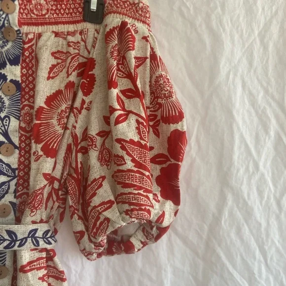 Farm Rio Mixed Pineapple Garden Mini Dress Small - Picture 12 of 16